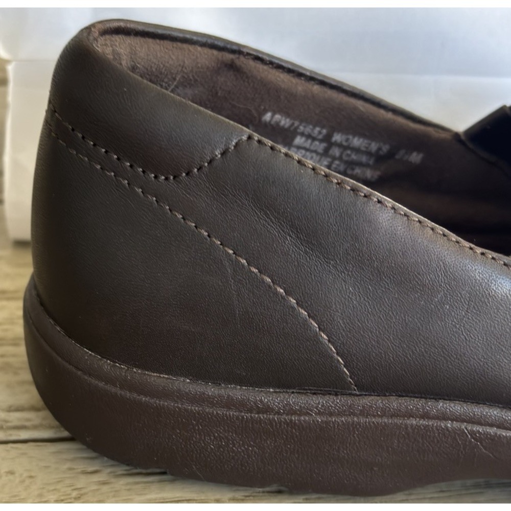Rockport Comfort by DMX Brown Leather Slip On Loafers Womens 8.5 M APW75652 - Picture 6 of 10